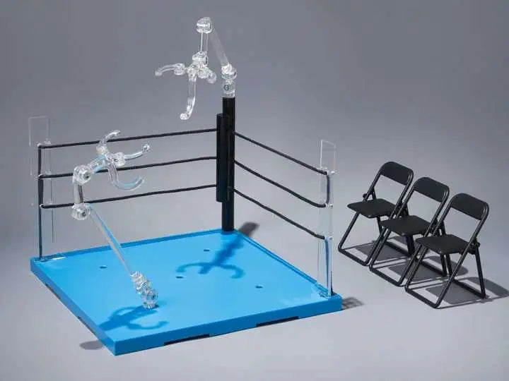 Tamashii Stage Action Figure Accessory Act Ring Corner & Folding Chair Set Neutral Ver.