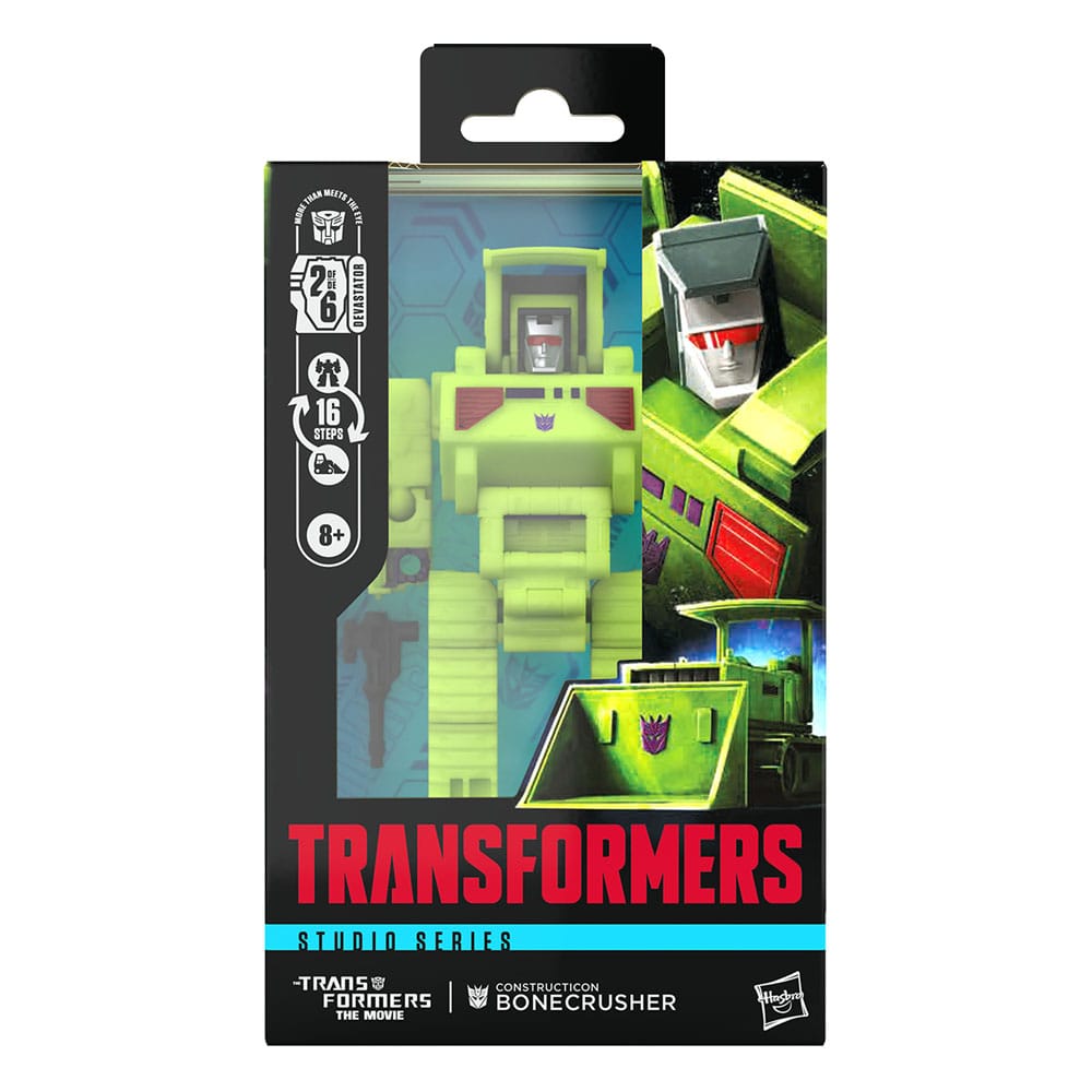The Transformers: The Movie Generations Studio Series Deluxe Class Action Figure Constructicon Bonecrusher