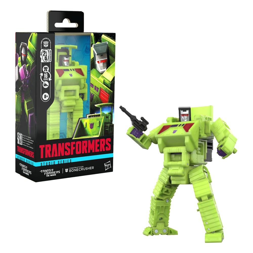 The Transformers: The Movie Generations Studio Series Deluxe Class Action Figure Constructicon Bonecrusher