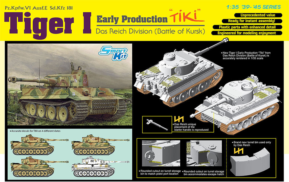 Tiger I Early Production TiKi Das Reich Division (Battle of Kharkov )