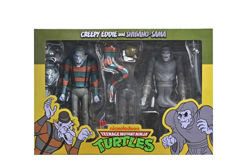 Tmnt Cartoon Creepy Eddie & Shibano-sama 2pack Af