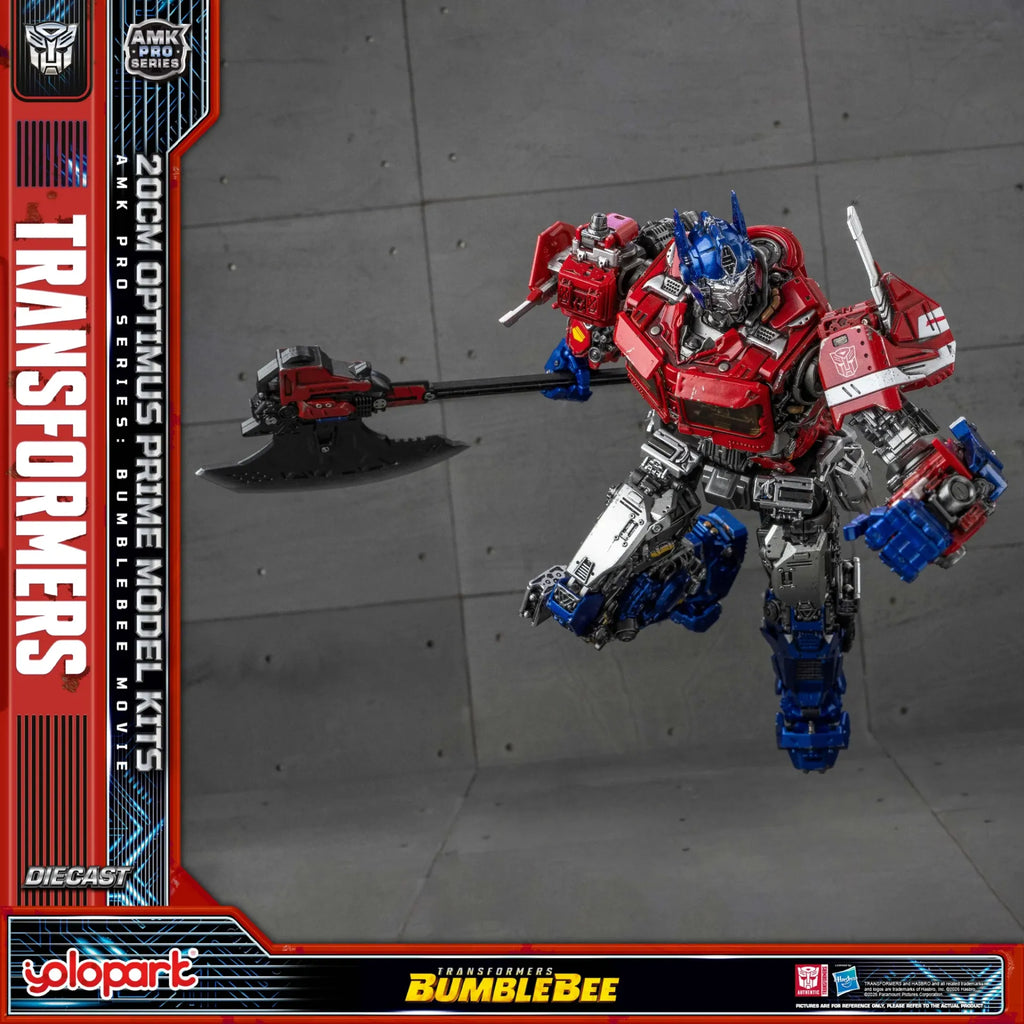Transformers Bumblebee Movie Optimus Prime Earth Mode Amk Pro Model Kit