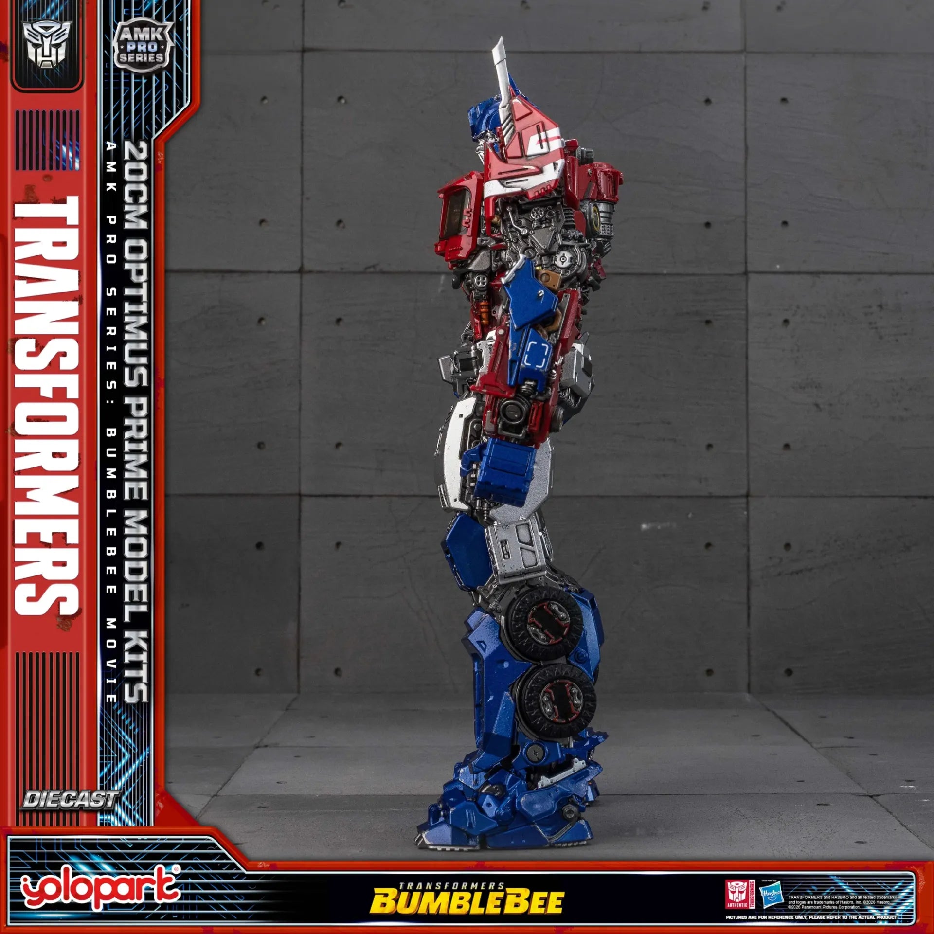 Transformers Bumblebee Movie Optimus Prime Earth Mode Amk Pro Model Kit