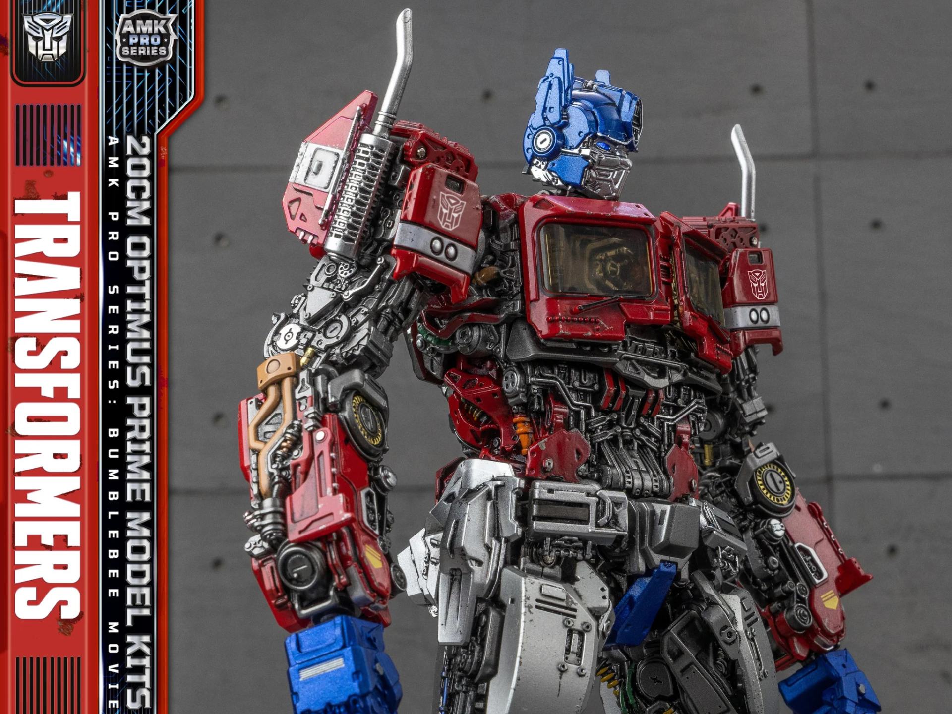 Transformers Bumblebee Movie Optimus Prime Earth Mode Amk Pro Model Kit