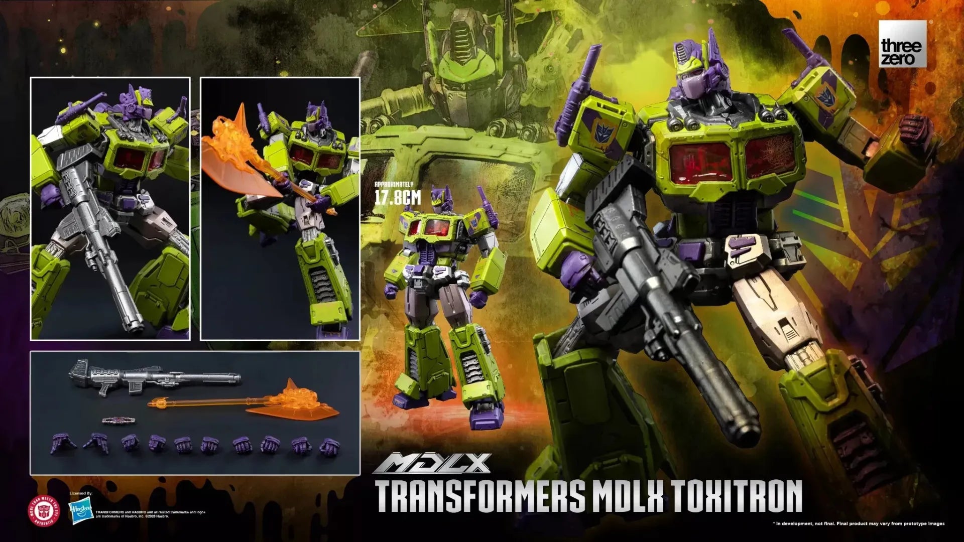Transformers Mdlx Toxitron Exclusive Action Figure