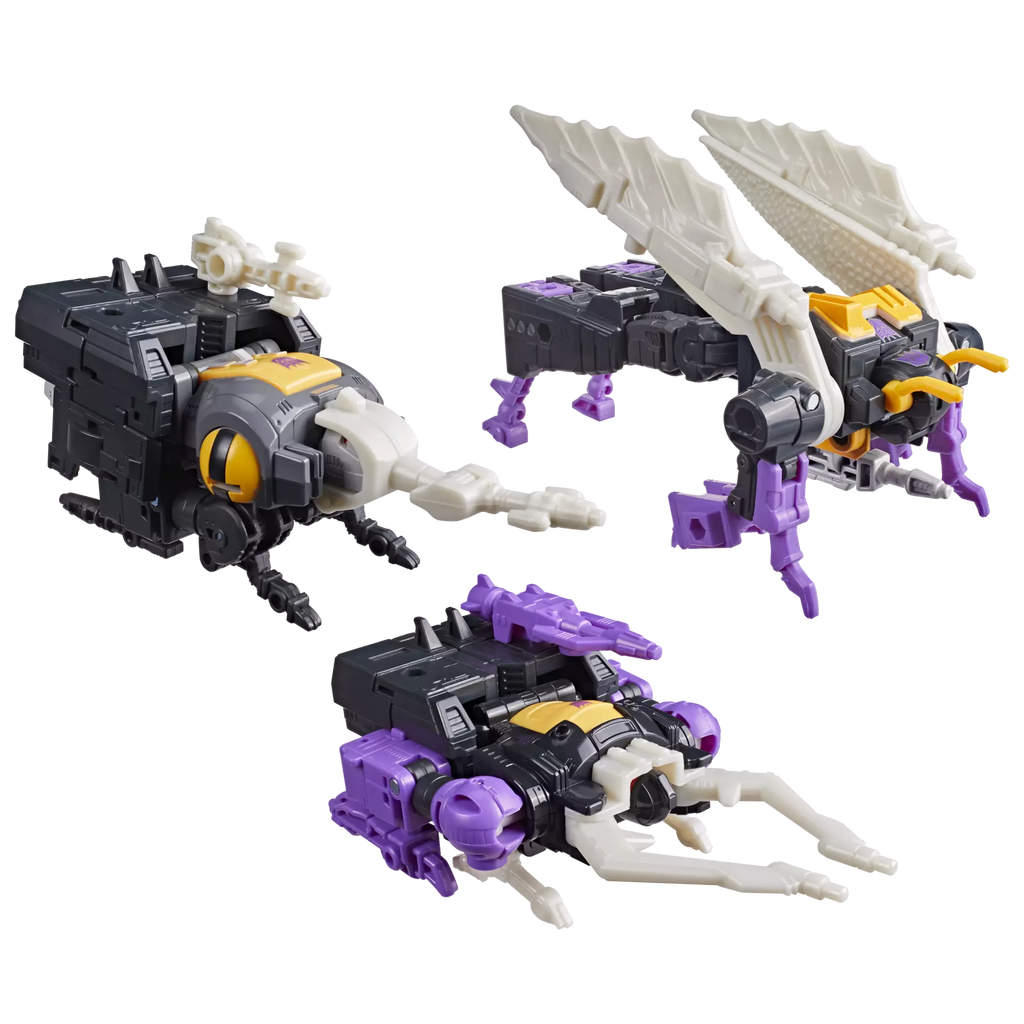 Transformers The Movie Mtmte Insecticons Bombshell Shrapnel And Kickback Action Figures