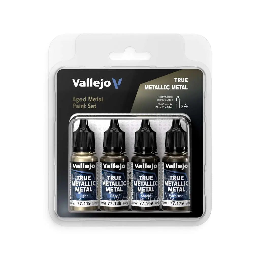 True Metallic Metal 77258 Aged Metal 4 Colors Set