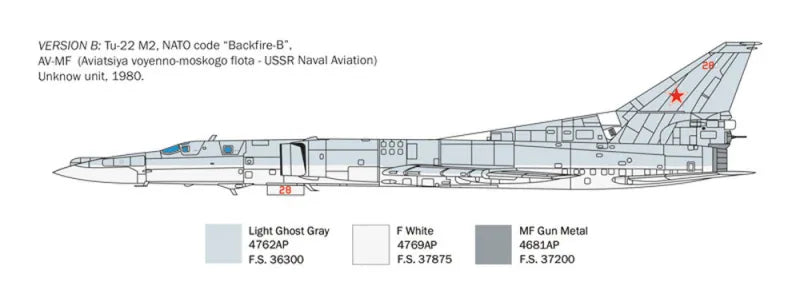 Tu-22M2 “Backfire-B”