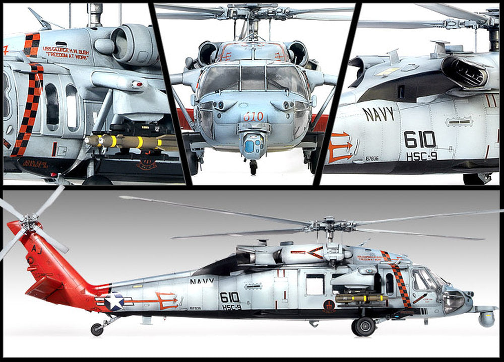 USN MH-60S Nighthawk `HSC-9 Trouble Shooter` by Academy