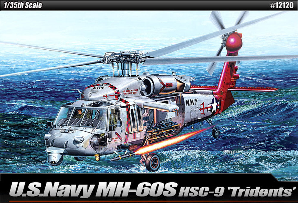 USN MH-60S Nighthawk `HSC-9 Trouble Shooter` by Academy