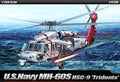 USN MH-60S Nighthawk `HSC-9 Trouble Shooter` by Academy