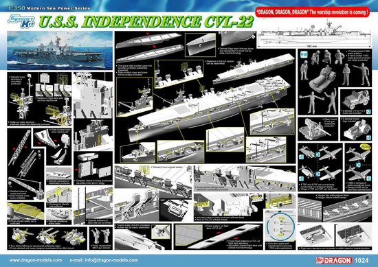 U.S.S. INDEPENDENCE CVL-22 (SMART KIT)