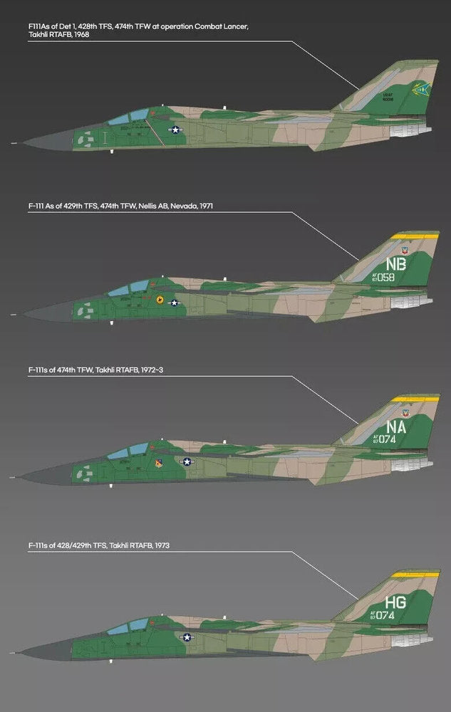USAF F-111A Adrdvark "Vietnam War"