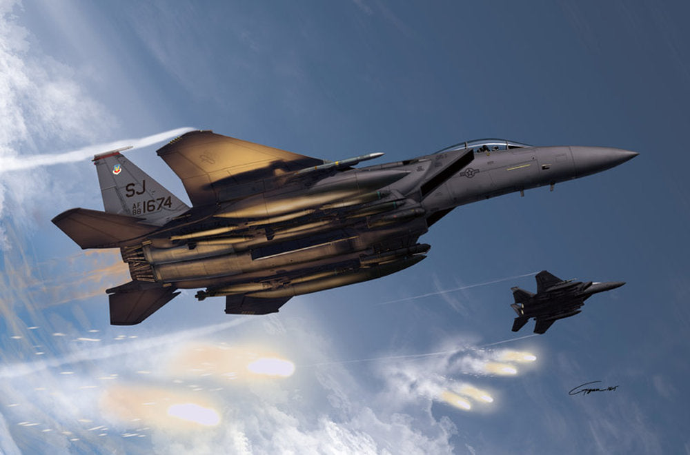 USAF F-15e 333th Fighter SQ Modeler's edition Academy