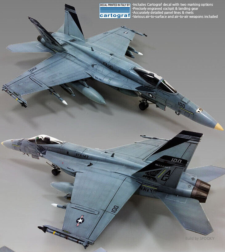 USN F7A-18E VFA-143 Pukin Dogs Academy