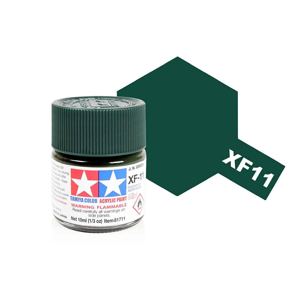 XF-11 J.N. Green. Tamiya Color Acrylic Paint (Flat) – Colori opachi