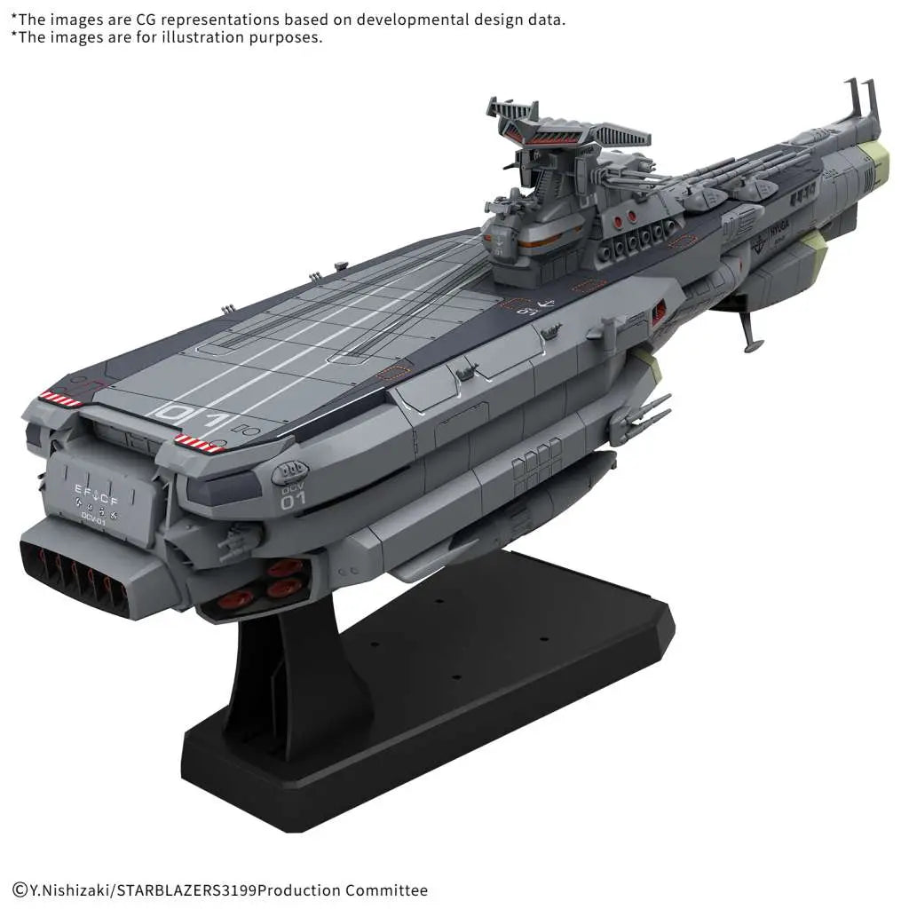 Yamato 3199 Efcf Hyuga Class Battlecarrier Dcv-01 Hyuga
