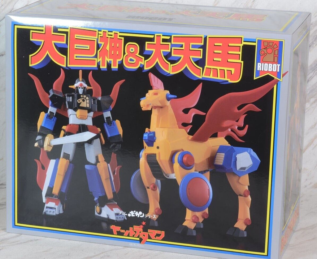 Yattodetaman PVC / Diecast Action Figure Riobot Daikyojin & Daitenba