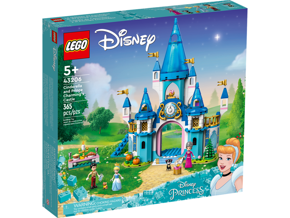 LEGO DISNEY 43206 – Il Castello di Cenerentola e del Principe Azzurro