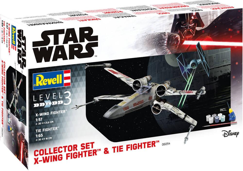 Star Wars Model Kit Gift Set 1/57 X-Wing Fighter & 1/65 TIE Fighter