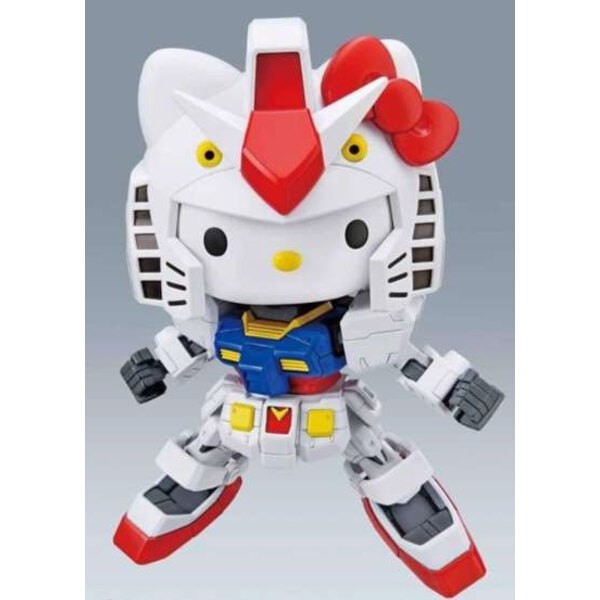 SD Hello Kitty Gundam RX-78-2 EX Stand