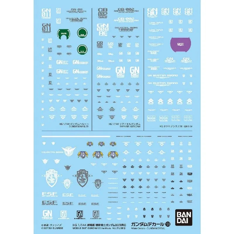 Gundam Decal 128 Gundam 00 Movie Multi 2