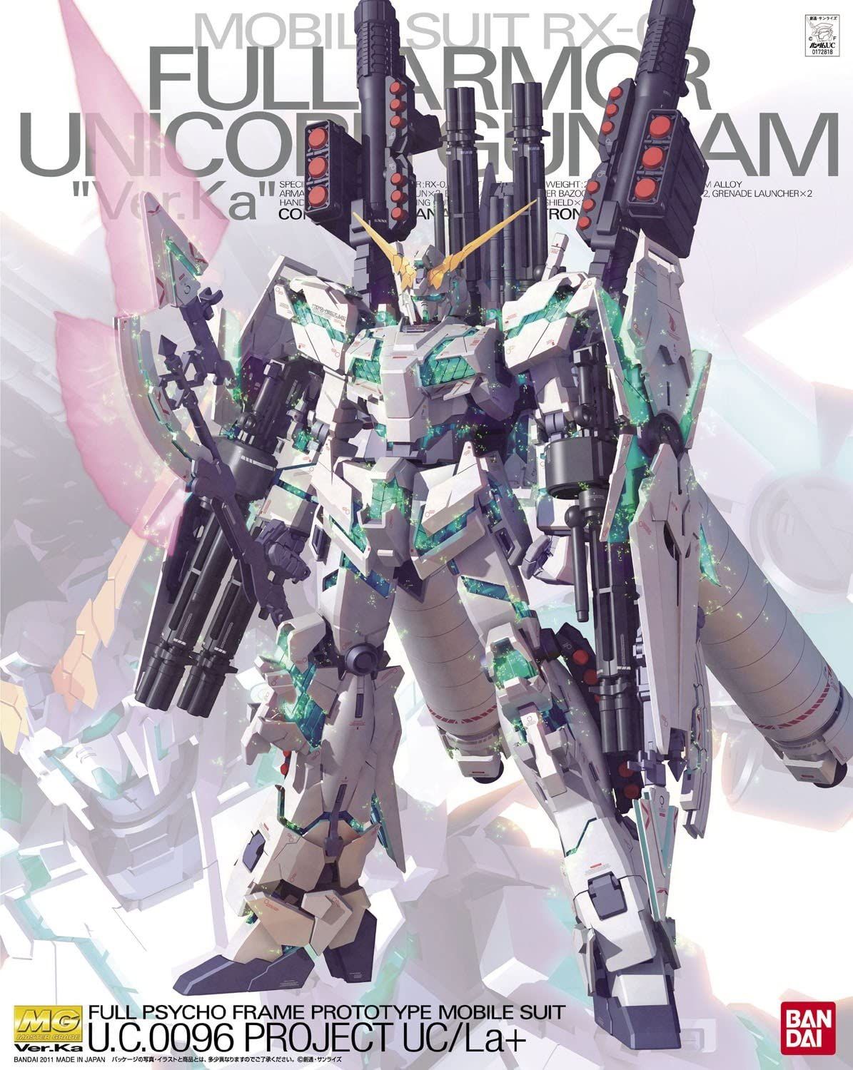 RX-0 Full Armor Unicorn Gundam Ver.Ka MG Bandai
