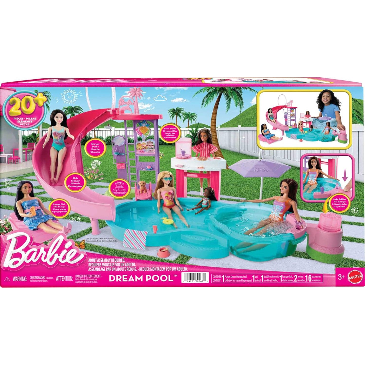 BARBIE Piscina dei Sogni JFP01