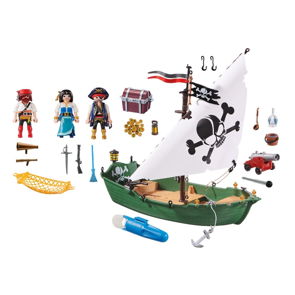 Barca dei pirati con motore 70151