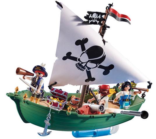 Barca dei pirati con motore 70151