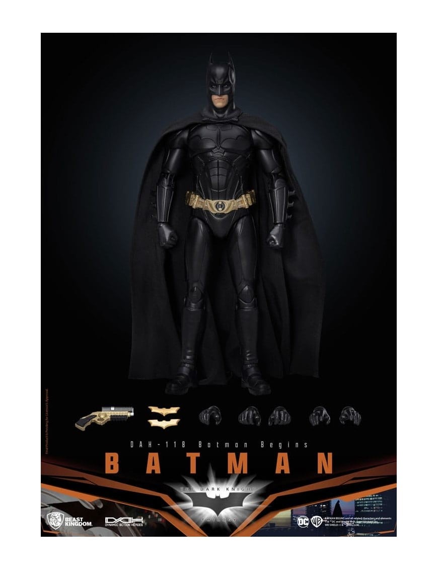 DC Comics Dynamic action Heroes Action Figure 1/9 Batman (Batman Begins)