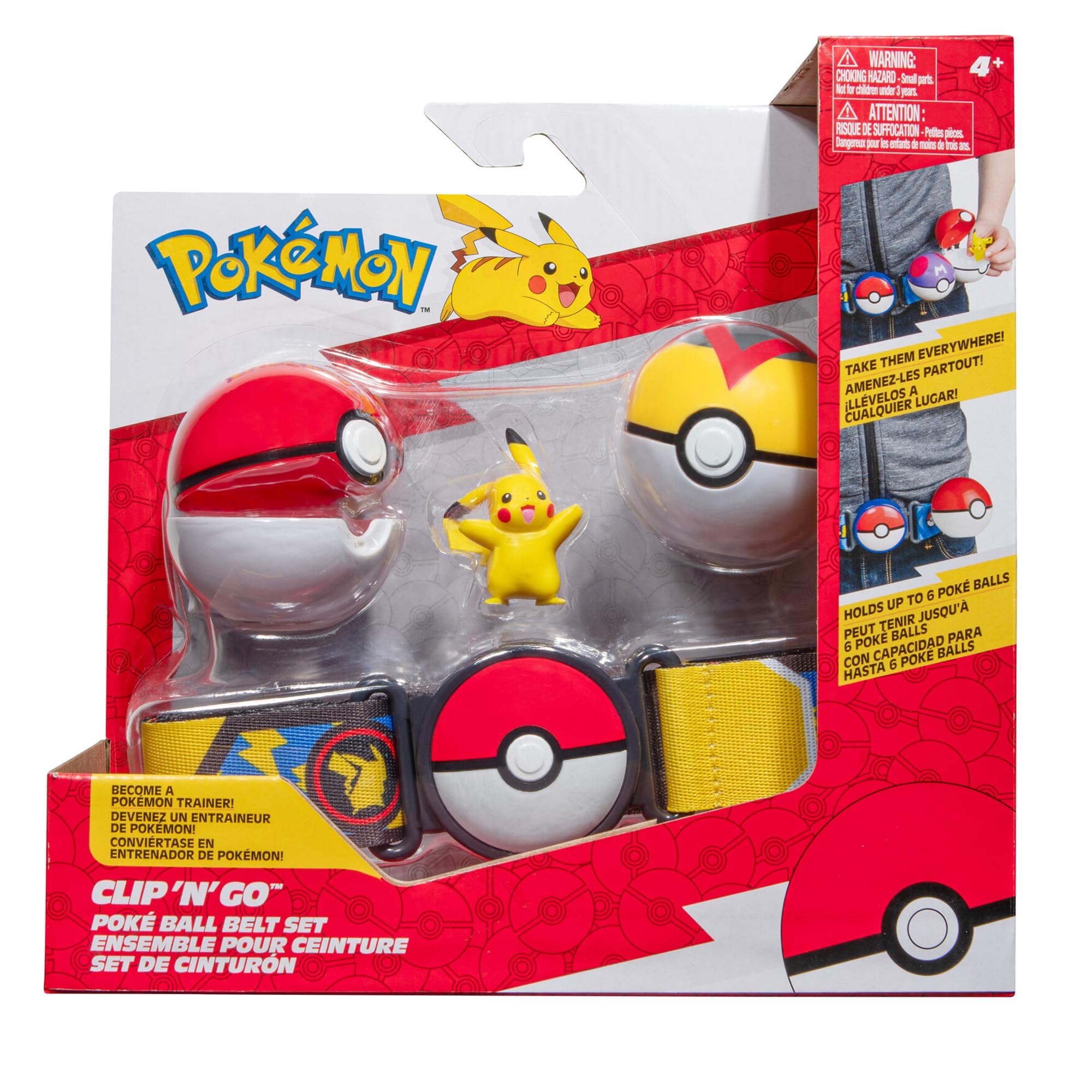 POKEMON Clip’n Go Poké Ball Set Cintura