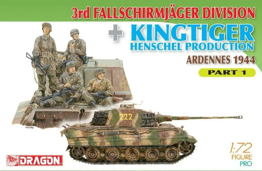 WW.II German Armed Forces The Third Descent Hunting Soldier Division w/king Tiger