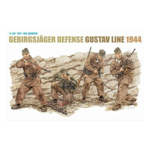 Gebirgsjäger Defense Gustav Line 1944