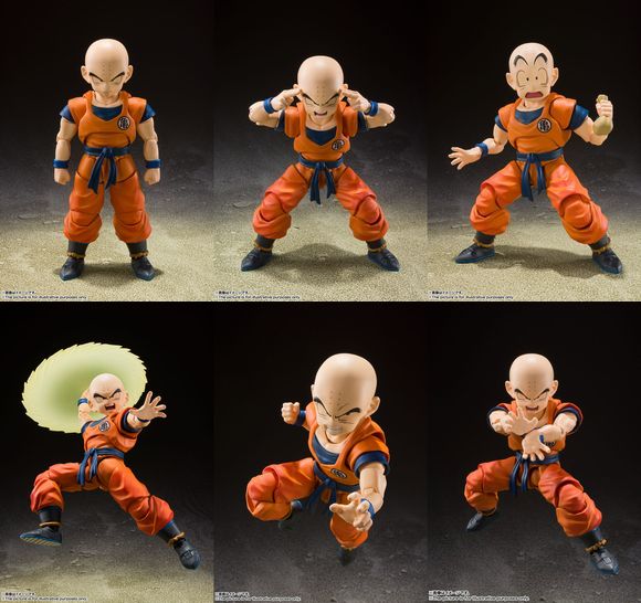 Dragon Ball Z S.H. Figuarts Action Figure Krillin Earth's Strongest Man