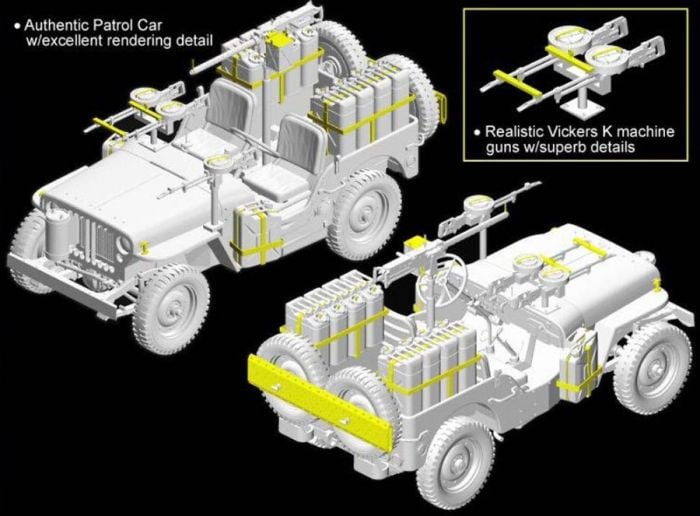 SAS 1/4-Ton 4x4 Patrol Car with Crew
