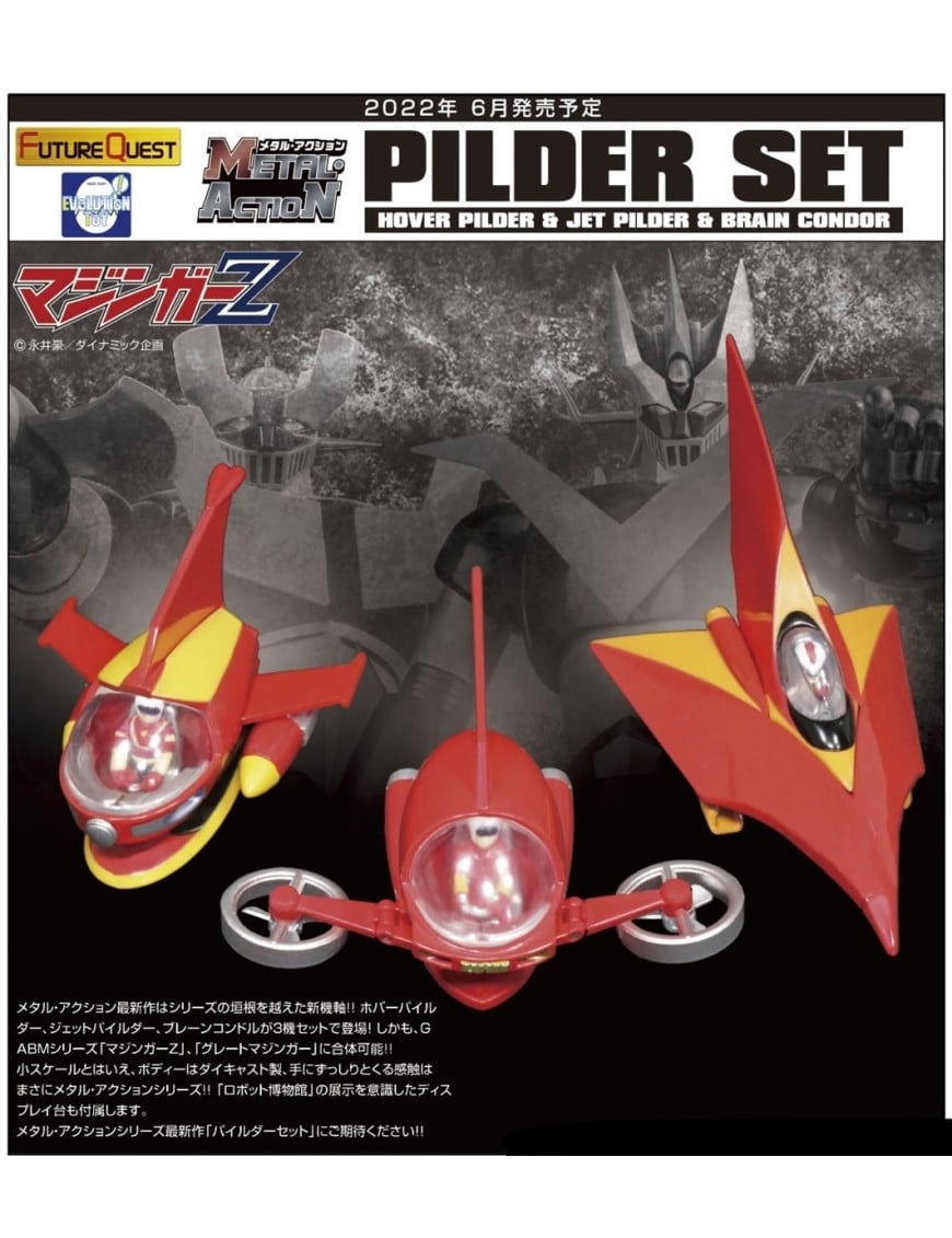 Mazinger Metal Action Pilder set