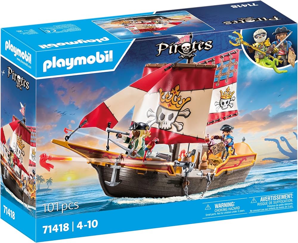 PLAYMOBIL Pirati 71418 Nave Pirata