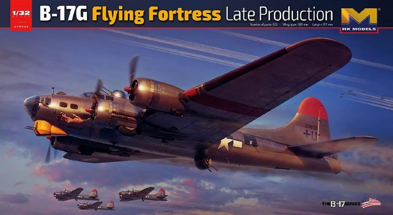HK Models B17G FLYING FORTRESS LATE PRODUCTION