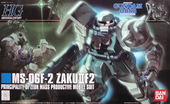 HGUC Zaku-F2 Zeon Type 1/144 Bandai