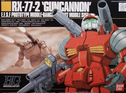 RX-77-2 GunCannon HG Bandai