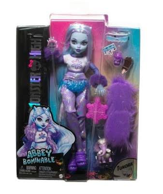 Monster High Doll Abbey Bominable Bambole Monster High