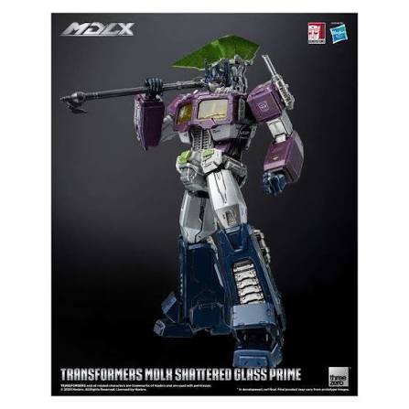 Transformers Mdlx Shattered Glass Optimus Prime Ltd Ed