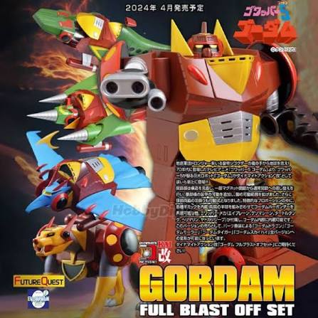 Gowappa 5 Godam Dynamite Action Action Figure Kai Gordam Full Blast Off Set