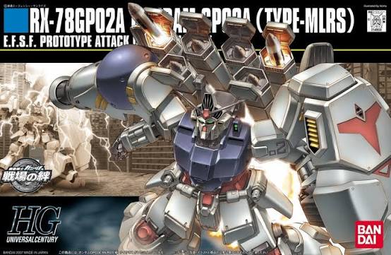 HGUC GP02A Gundam MLRS custom Bandai