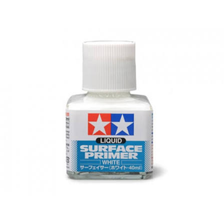 Liquid Surface Primer White Tamiya