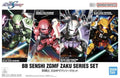 Bb Senshi Zgmf Zaku Series Set