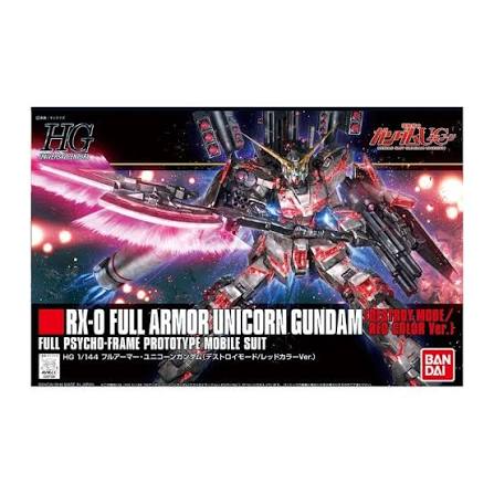 Full Armor Unicorn Gundam (Destroy Mode/Red Color Ver.)