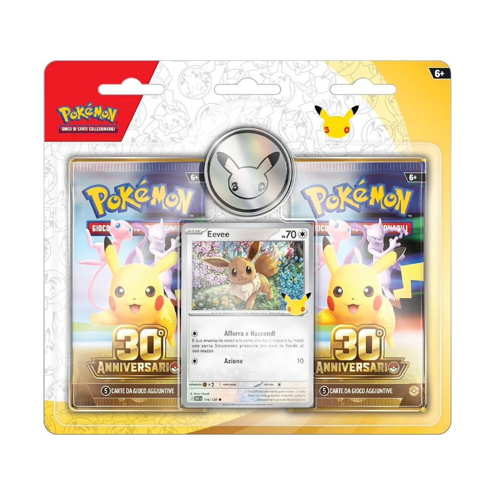 POKEMON - 30° ANNIVERSARIO - BLISTER 2 BUSTE