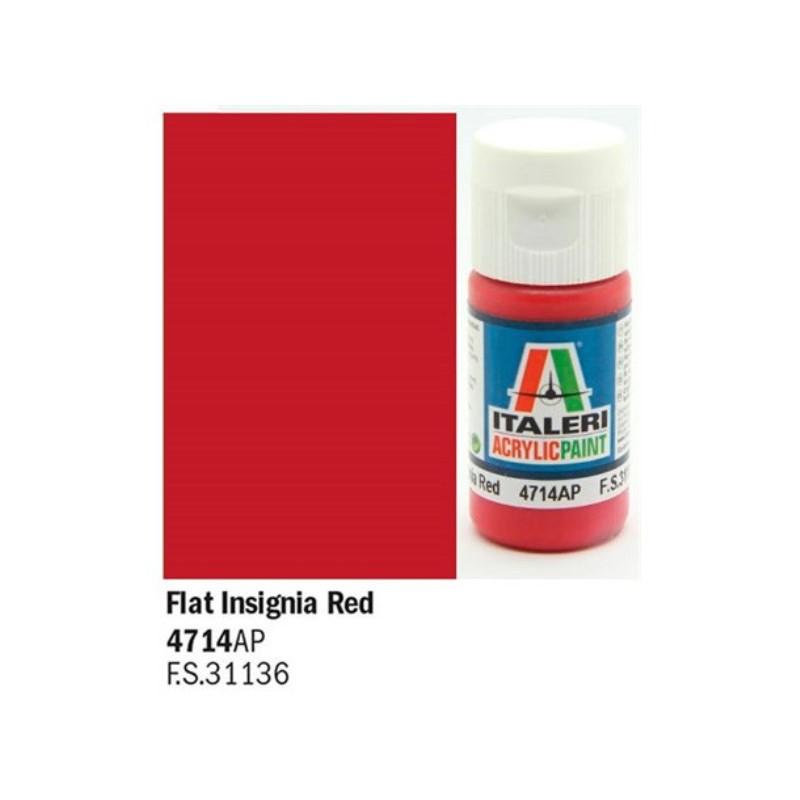 Flat Insigna Red
